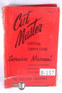 Bullard-Bullard Cutmaster Lathe Service & Operation Manual 1950-30\"-36\"-42\"-54\"-64\"-74\"-Cutmaster-01